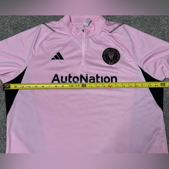 Adidas Pink Inter Miami FC 1/4 Zip Pullover - Picture 6 of 6